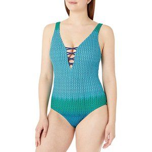 Athena V-Neck One Piece Swimsuit